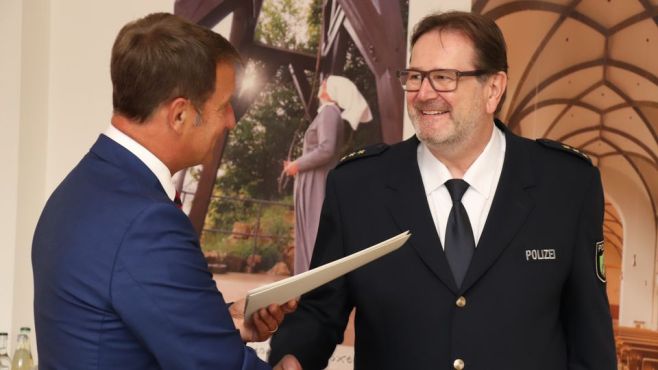 Urkunde zum Abschied